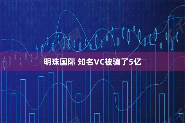 明珠国际 知名VC被骗了5亿